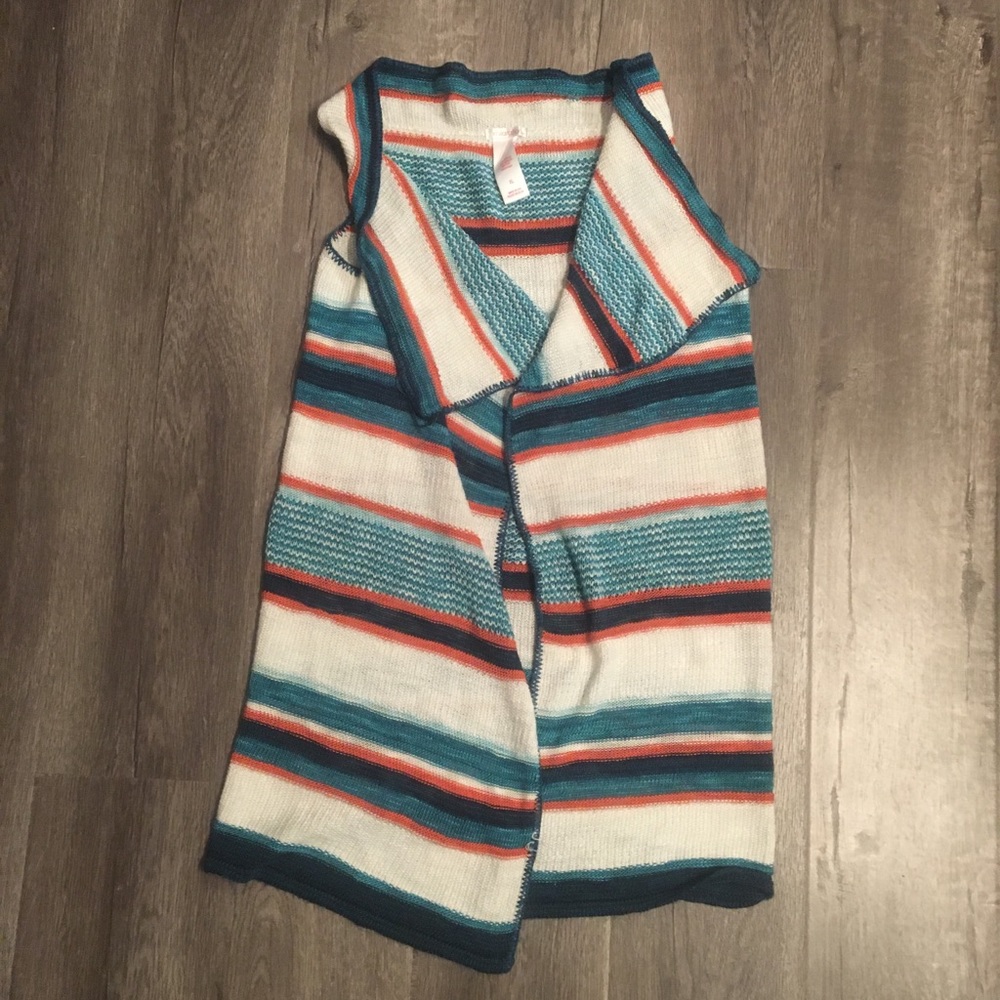 Xhilaration knit vest, multi-colored